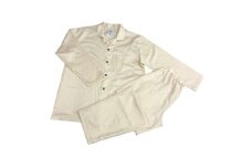 ＜シングル＞カバー掛・シーツ(25cm)・枕&パジャマ(男女兼用XSサイズ)4点セット　色:サンド【1215712】