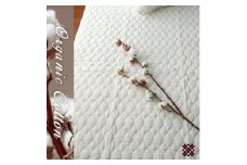 ＜セミダブル＞オーガニックコットンガーゼ和泉木綿敷パッド　120×205　IV 1枚　OG-2SW【1321458】