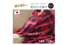 ＜160×120cm＞色々使える!ワイドサイズ暖か電気ひざ掛けワイン　SB-20HW01-WI【1430897】