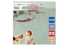 ＜8畳＞お子様やペットと暮らすご家庭の快適カーペット グリーン(エミリア8畳GR)【1492958】