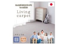 ＜江戸間6畳＞家族が集まるリビングをもっと快適に!リビングカーペット (ウイング6畳NA)【1493002】