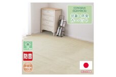 ＜江戸間8畳＞お肌にやさしい天然キトサン配合の抗菌・防臭カーペット(BO-50-8畳IV)【1493202】
