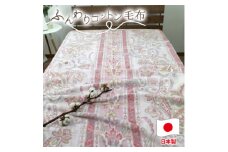 ＜シングルサイズ＞オールシーズンふんわりやわらか綿毛布 ピンク1枚   MO-111-PI【1506861】