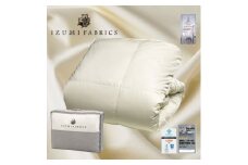 ＜ダブルサイズ＞肌掛け羽毛布団　ハンガリー産ホワイトダックダウン90%　CILシルバーラベル【1522030】