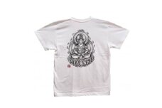 手描きTシャツ 仏画 大日如来 白 (半袖 Mサイズ)【1615072】