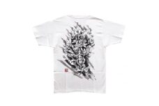 手描きTシャツ 仏画 大威徳明王 白 (半袖 Mサイズ)【1615022】