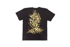 手描きTシャツ 仏画 蔵王権現 黒 (半袖 Mサイズ)【1614966】