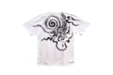 手描きTシャツ 日本画 龍神 白 (半袖 Sサイズ)【1615180】