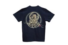 手描きTシャツ 仏画 愛染明王 黒 (半袖 Mサイズ)【1615496】