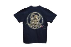 手描きTシャツ 仏画 愛染明王 黒 (半袖 XLサイズ)【1615503】