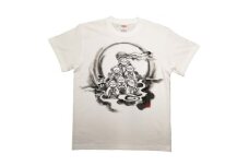 手描きTシャツ 仏画 六地蔵 白 (半袖 Lサイズ)【1615564】