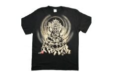 手描きTシャツ 仏画 馬頭観音 黒 (半袖 Sサイズ)【1615703】