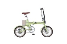 電動アシストオリタタミ自転車　tabico　mini　レタスグリーン【1617242】