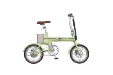 電動アシストオリタタミ自転車　tabico　mini　レタスグリーン【1617242】