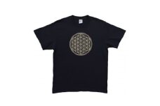 Tシャツ フラワー・オブ・ライフ 姫川薬石 ネイビー (半袖 Sサイズ)【1619390】