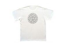 Tシャツ ふとまに 太占 麻炭 白 (半袖 160サイズ)【1619665】