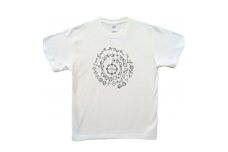 Tシャツ カタカムナ 麻炭 白 (半袖 150サイズ)【1619671】