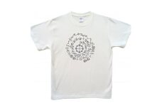 Tシャツ カタカムナ 麻炭 白 (半袖 160サイズ)【1619673】