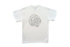Tシャツ カタカムナ 麻炭 白 (半袖 Lサイズ)【1619676】