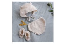 HOPPL(ホップル)ニューボーンニットセット(手編みオーガニックコットン使用)【1628338】