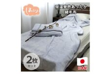 ＜シングル2枚組＞『ほっ』とするやさしい暖かさの綿毛布  SH-36902S-2P【1644251】