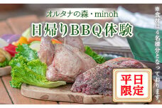 オルタナの森日帰りBBQ体験(平日限定)【m39-01】【OUTDOOR LIVING】