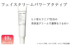 フェイスクリームパワーアクティブ(40g) フェイスクリーム 化粧品 スキンケア コスメ 高保湿 セラミド αリポ酸 コエンザイムＱ１０ EGF 乾燥 保湿力 エイジングケア 美容 TOUT VERT 【m83-13】【トゥヴェール】