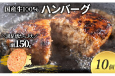 国産牛100％！【牛壱】国産ハンバーグ 10個