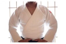 ”あずき色”がその証 国際試合仕様モデル（柔道衣上下・個人ネーム・胸マーク・プリントゼッケン付き）