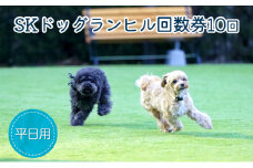 SKドッグランヒル回数券10回分(平日用)