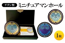 チタン製ミニチュアマンホール【シャインマスカット】