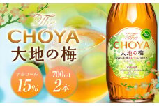 THE CHOYA 大地の梅 700ml × 2本 羽曳野商工振興株式会社《30日以内に出荷予定(土日祝除く)》大阪府 羽曳野市 送料無料 梅酒 梅 酒 CHOYA チョーヤ チョーヤ梅酒 お酒 本格梅酒 オーガニック