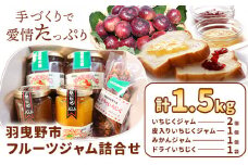羽曳野市フルーツジャム詰合せ いちじくジャム 皮入りいちじくジャム みかんジャム ドライいちじく 羽曳野市イチジク部会K.U.レディース《30日以内に出荷予定(土日祝除く)》大阪府 羽曳野市 ジャム いちじく みかん