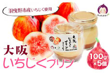 大阪いちじくプリン 100g×5個入り はっぴいおかん《30日以内に出荷予定(土日祝除く)》大阪府 羽曳野市 お菓子 スイーツ おやつ プリン 常温