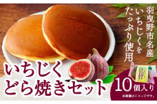 いちじくどら焼きセット10個入り 羽曳野商工振興株式会社《2024年10月上旬から2025年6月上旬出荷予定(土日祝除く)》大阪府 羽曳野市 いちじく どらやき スイーツ 送料無料
