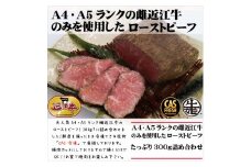 絶品！近江牛モモローストビーフ不揃い300g以上［鮮度を保つCAS冷凍］【 大阪府 門真市 】