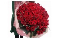 赤いバラ100花束【花 赤いバラ お誕生日 プレゼント 記念日 ご結婚お祝い お土産 大切な方への贈り物 大阪府 門真市 】