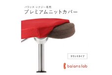 バランスシナジー専用プレミアムニットカバー（レッド）ラウンドシート用 はっ水加工【 バランスシナジー カバー 大阪府 門真市 】