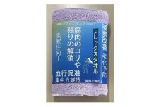 大阪泉州産 フレックスタオル(パープル)【1669228】