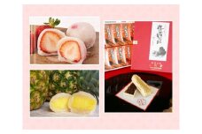 No.089 季節のふるーつ大福6個&修羅もなか10個セット ／ 和菓子 フルーツ大福 最中 大阪府 特産品
