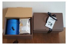 No.168 珈琲屋TERRA　オリジナル珈琲缶と珈琲豆のセット（豆） ／ コーヒー まろやか ほろにが ストレート 大阪府