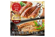No.287 【鰻セレブ】鰻の蒲焼1尾×白焼1尾（6カ月定期便） ／ 美陵鰻 みささぎうなぎ フィレ鰻 ブランドうなぎ ウナギ 大阪府 特産品