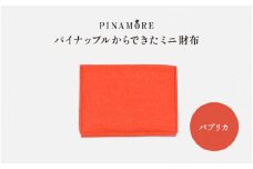 ＼大阪・関西万博2025出展／【PINAMORE】パイナップルからできたミニ財布 パプリカ（レッド）