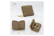BONNY(ボニー)/本革ラウンドファスナー二つ折り財布　OAK(オーク)