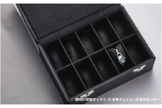 腕時計収納ボックス 10本用 クッション付 黒合成レザー(5423) 
