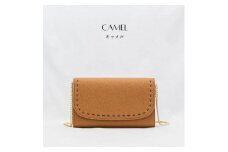 LILIBET（リリベット）/ 本革お財布チェーンバッグ　CAMEL(キャメル)