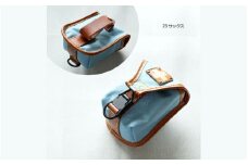 木の庄帆布 スコープケース SCOPE CASE 小物入れ#23 サックス