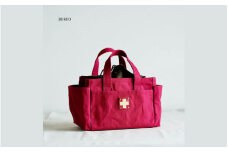 木の庄帆布 ミルクトートラウンドバッグ#38 RED / RED