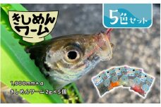 きしめんワーム　5色セット