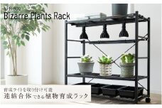 【BIBILAB】ビザールプランツラック（LPR-800-BK） - 植物にとって最適な環境を作れる